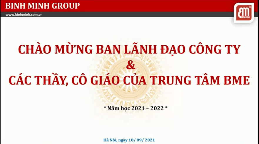 BME – Trung tâm tiếng anh Bình Minh